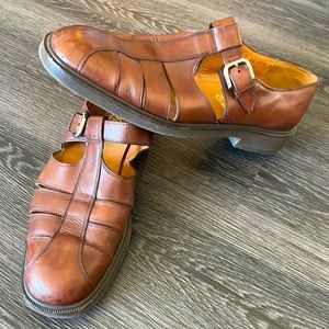 Ferragamo Brown Leather Sandals